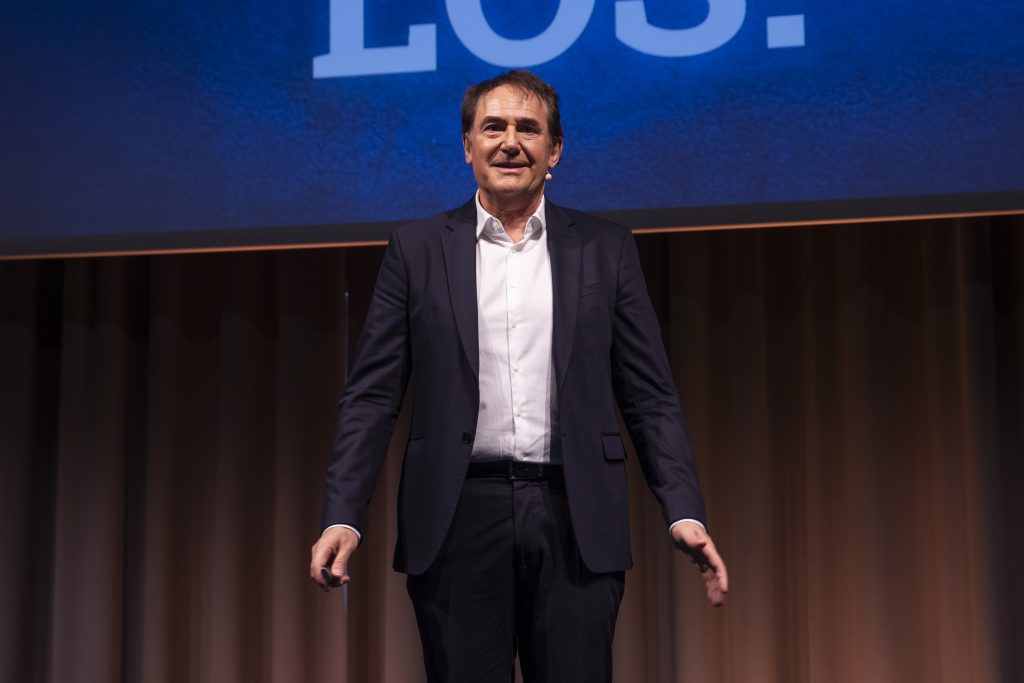 Roman Szeliga auf der Bühne