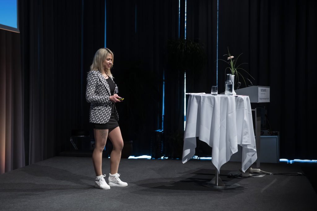 Carina Neumann auf der Bühne
